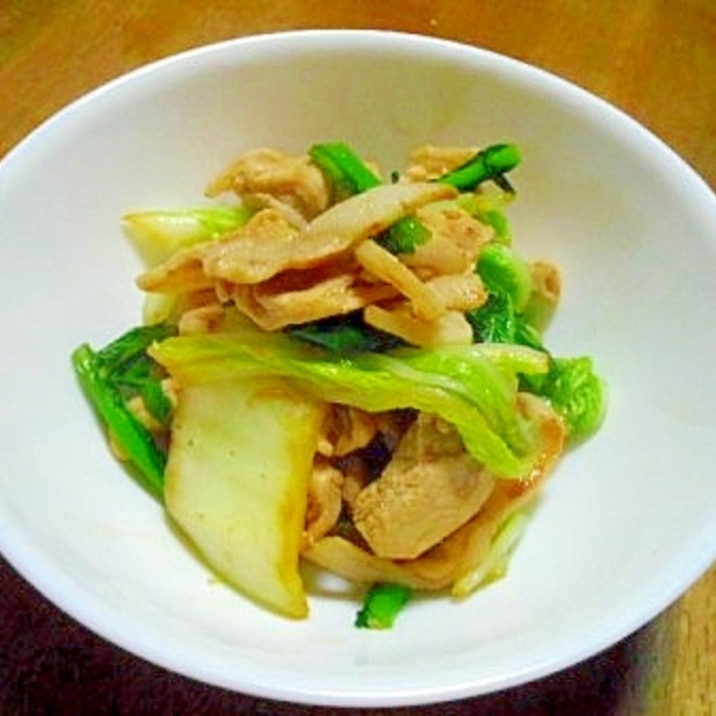 豚薄切り肉 白菜 かぶの葉のオイスターソース炒め レシピ 作り方 By V るん 0394 楽天レシピ 豚薄切り肉 白菜 かぶの葉のオイスターソース炒め レシピ 作り方 By V るん 0394 楽天レシピ